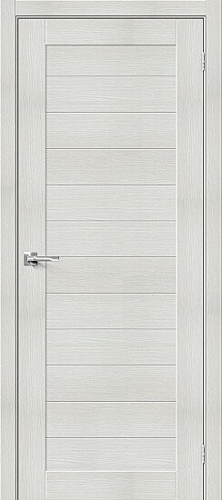 Межкомнатная дверь, Порта-21 Bianco Veralinga, Эко Шпон, Bianco Veralinga