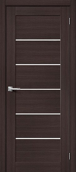 Межкомнатная дверь, Порта-22 Wenge Veralinga, Эко Шпон, Wenge Veralinga