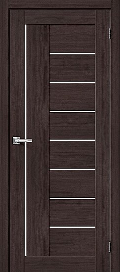 Межкомнатная дверь, Порта-29 Wenge Veralinga, Эко Шпон, Wenge Veralinga