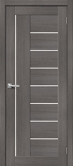 Межкомнатная дверь, Порта-29 Grey Veralinga, Эко Шпон, Grey Veralinga