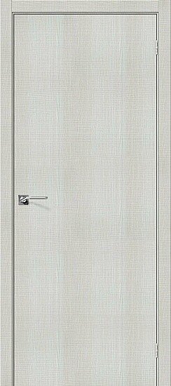 Межкомнатная дверь, Порта-50 Bianco Crosscut, Эко Шпон, Bianco Crosscut