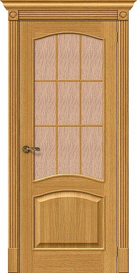 Межкомнатная дверь, Вуд Классик-33 Natur Oak, Шпон, Natur Oak