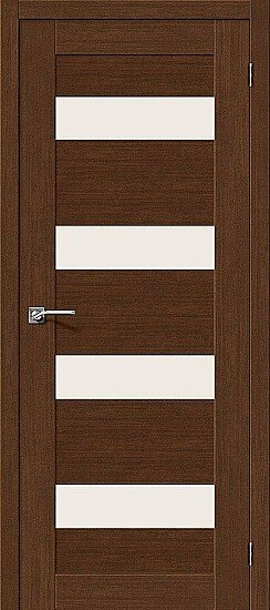 Межкомнатная дверь, Легно-23 Brown Oak, Эко Шпон, Brown Oak