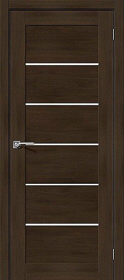 Межкомнатная дверь, Легно-22 Dark Oak, Эко Шпон, Dark Oak