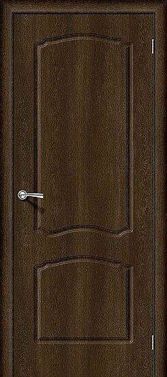 Межкомнатная дверь, Альфа-1 Dark Barnwood, Винил, Dark Barnwood
