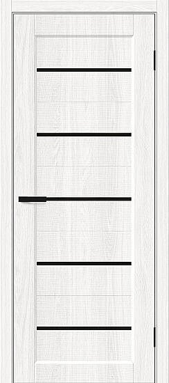 Межкомнатная дверь, Мода-22 Black Line White Dreamline, Эко Шпон, White Dreamline