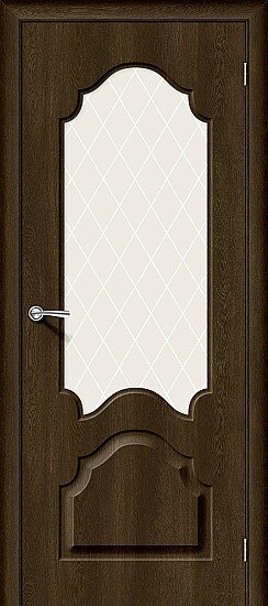 Межкомнатная дверь, Скинни-33 Dark Barnwood, Винил, Dark Barnwood