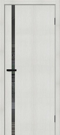 Межкомнатная дверь, Браво-1.55 Bianco Veralinga, Эко Шпон, Bianco Veralinga