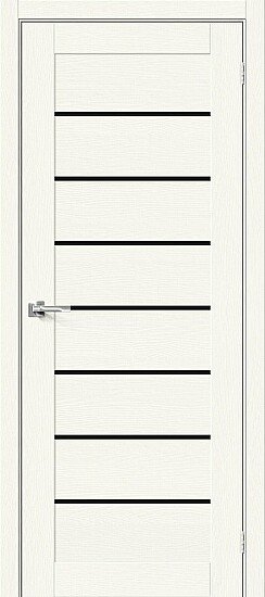 Межкомнатная дверь, Браво-22 White Wood 153-0681, Эко Шпон, White Wood