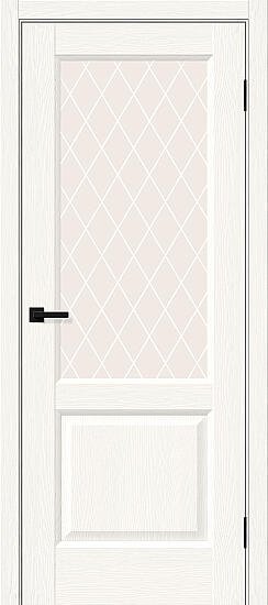 Межкомнатная дверь, Неоклассик-33 White Wood, Эко Шпон, White Wood