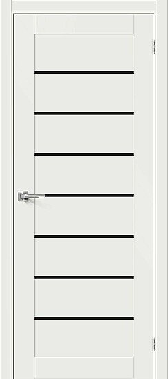 Межкомнатная дверь, Браво-22 White Matt 066-0119, Эмалит, White Matt