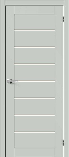 Межкомнатная дверь, Браво-22 Grey Matt, Эмалит, Grey Matt