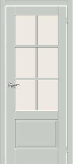 Межкомнатная дверь, Прима-13.0.1 Grey Matt, Эмалит, Grey Matt