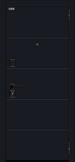 Входная дверь, Прайд Total Black/Snow Melinga, Total Black/Snow Melinga