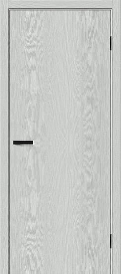 Межкомнатная дверь, Браво-0 Grey Wood, Эко Шпон, Grey Wood