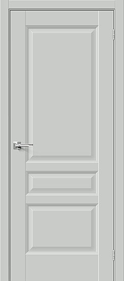 Межкомнатная дверь, Неоклассик-34 Grey Matt, Эмалит, Grey Matt