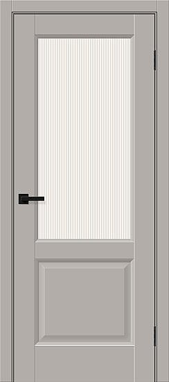 Межкомнатная дверь, Неоклассик-33 Grey Silk, ПЭТ, Grey Silk