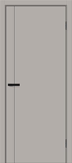 Межкомнатная дверь, Браво-0.10.П Grey Silk, ПЭТ, Grey Silk