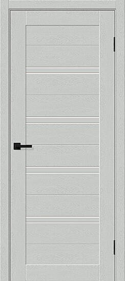 Межкомнатная дверь, Браво-28/2 (GS) Grey Silkwood, ПЭТ, Grey Silkwood