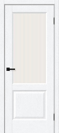Межкомнатная дверь, Неоклассик-33 White Silkwood, ПЭТ, White Silkwood