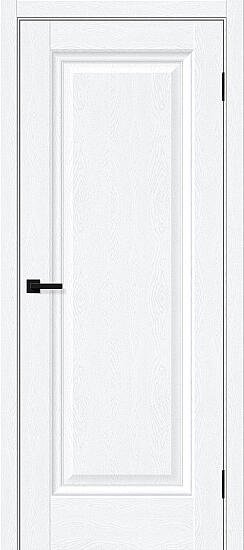 Межкомнатная дверь, Прима-0 White Silkwood, ПЭТ, White Silkwood