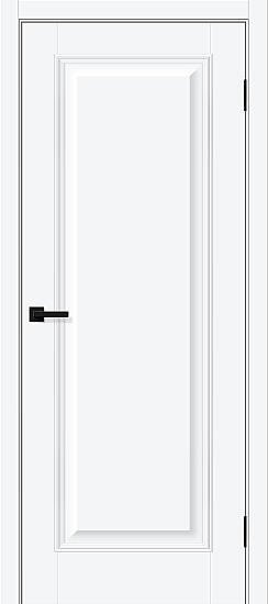 Межкомнатная дверь, Классик-10 White Silk, ПЭТ, White Silk