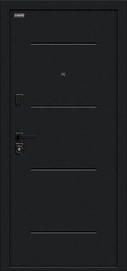 Входная дверь, Граффити-1 Инсайд/SBlack Букле черное/Slate Art, Букле черное/Slate Art