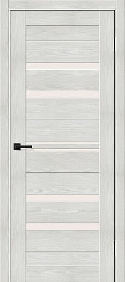 Межкомнатная дверь, Браво-30 Bianco Melinga, Эко Шпон, Bianco Melinga