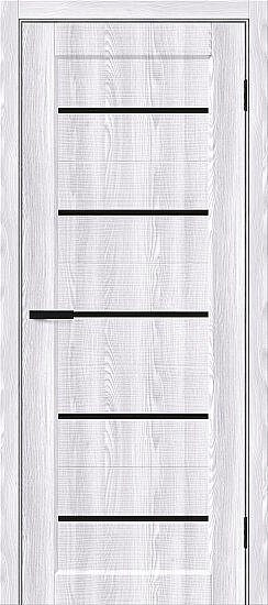 Межкомнатная дверь, Мода-22 Black Shine Riviera Ice, Эко Шпон, Riviera Ice