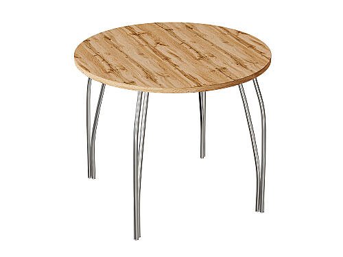Мебель, Стол обеденный круглый TLC-2.2 (ОС-11) Wotan Oak 2S 742*900*900, Wotan Oak 2S