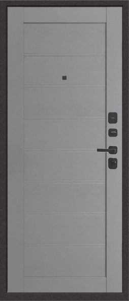 Входная дверь, Porta R-4 402B/П212 Graphite Wood/ Букле Графит/ BE, Порошковое напыление