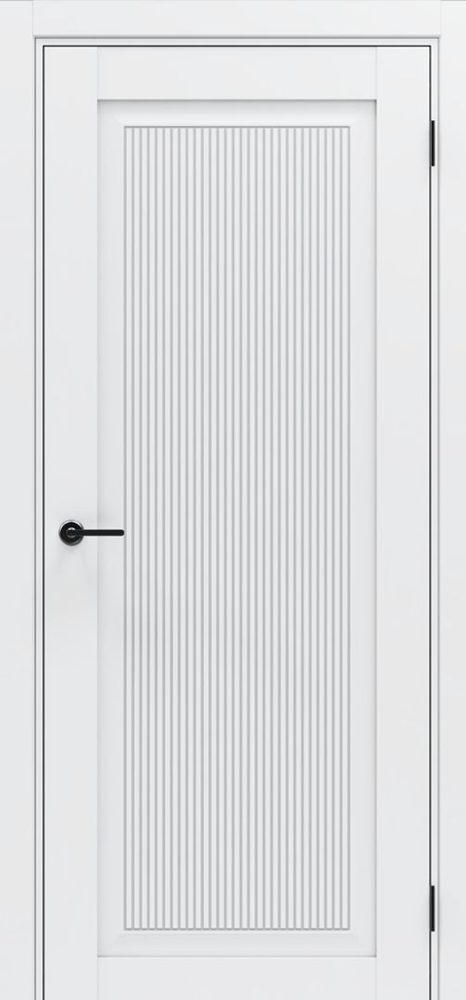 Межкомнатная дверь, Неоклассико - 4 Shellac White