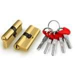 Фурнитура, Цилиндровый механизм (D-PRO500/80) D-PRO5000Key80(30+10+40) PB латунь 5Key, Латунь